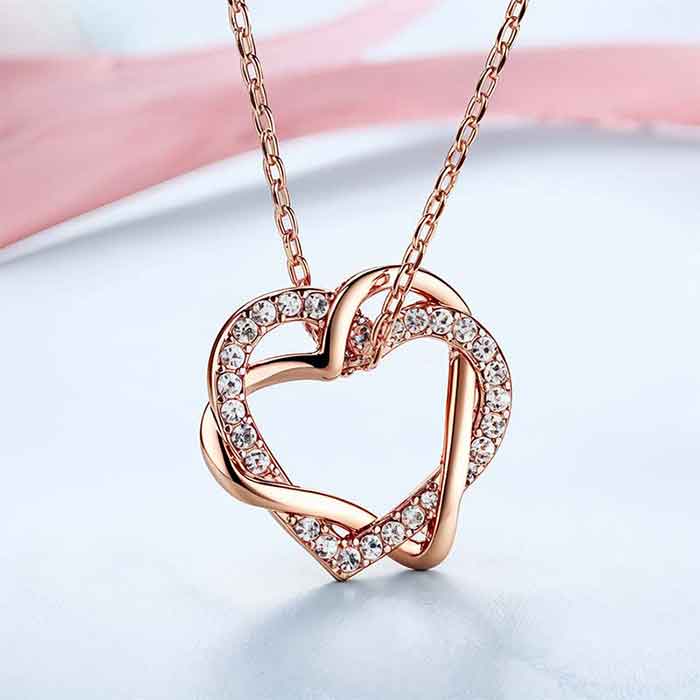 hearts in love pendent