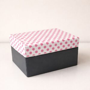 BLACK AND PINK BOX