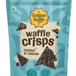 The Belgian Waffle Co Cookie & Cream Waffle Crisps | Crunchy Dessert Treat