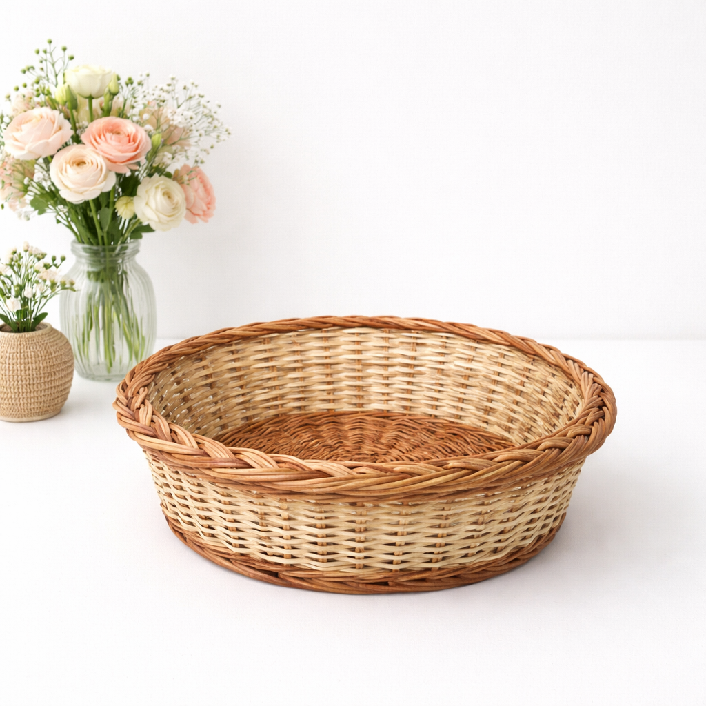 Bamboo basket Round