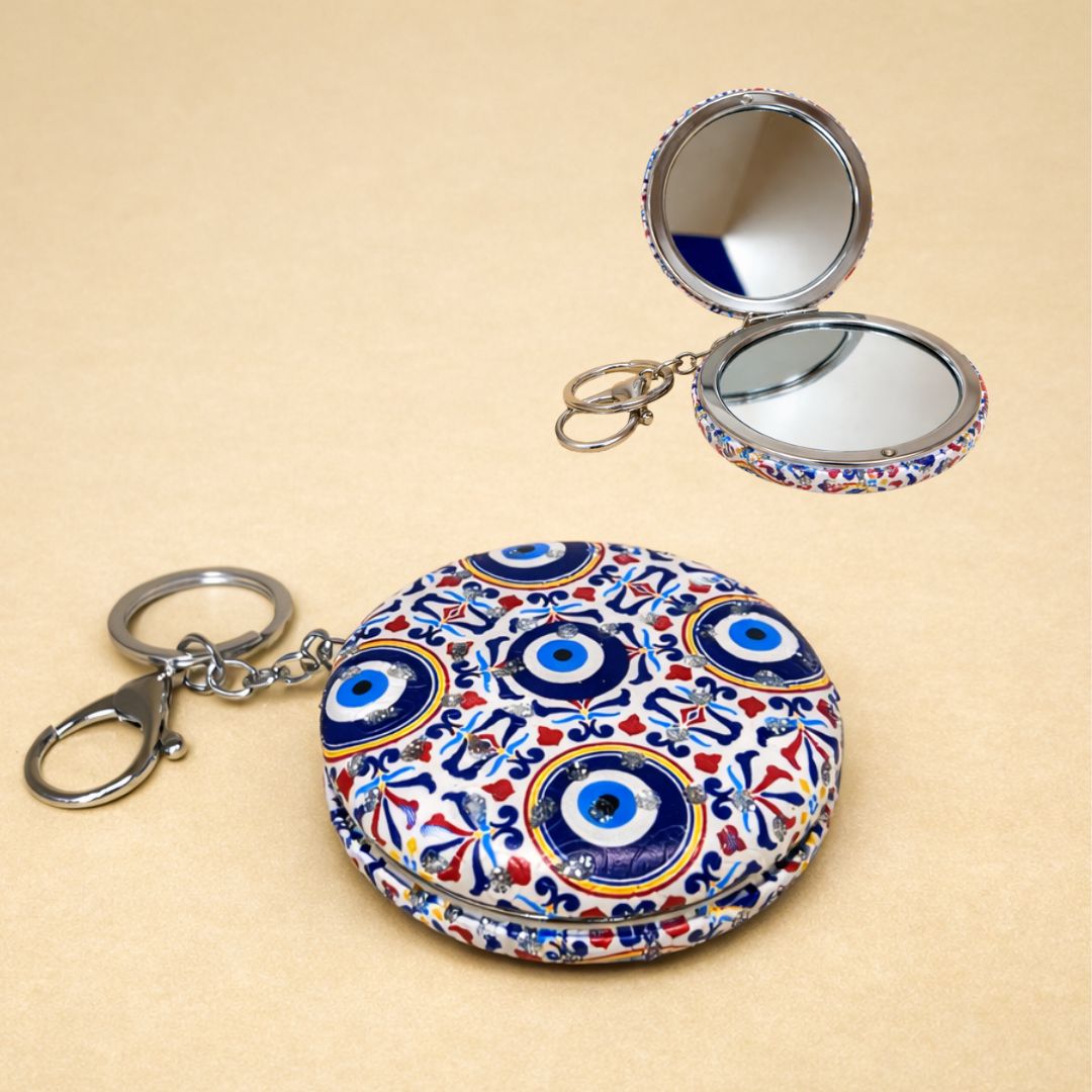 ROUND MIRROR KEYCHAIN