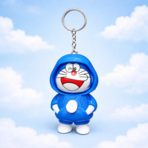 ROTATING DOREMON FACE KEYCHAIN