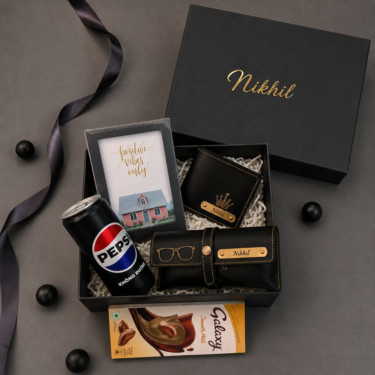 Customised Men in black Crate