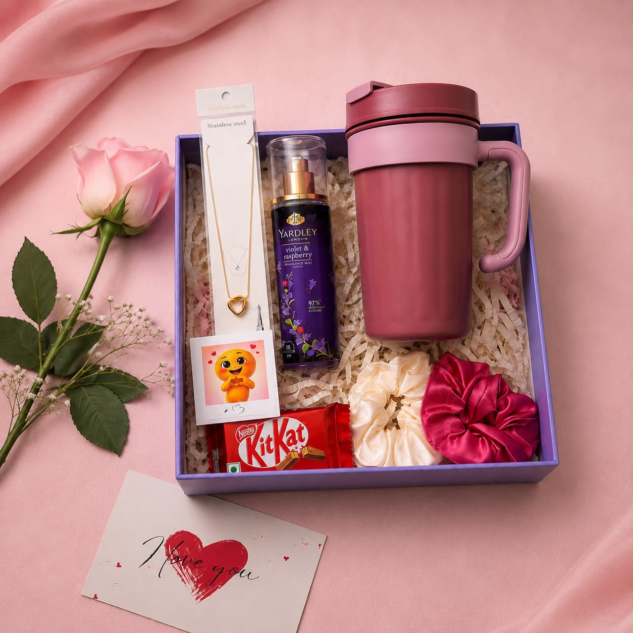 The pink whisper box